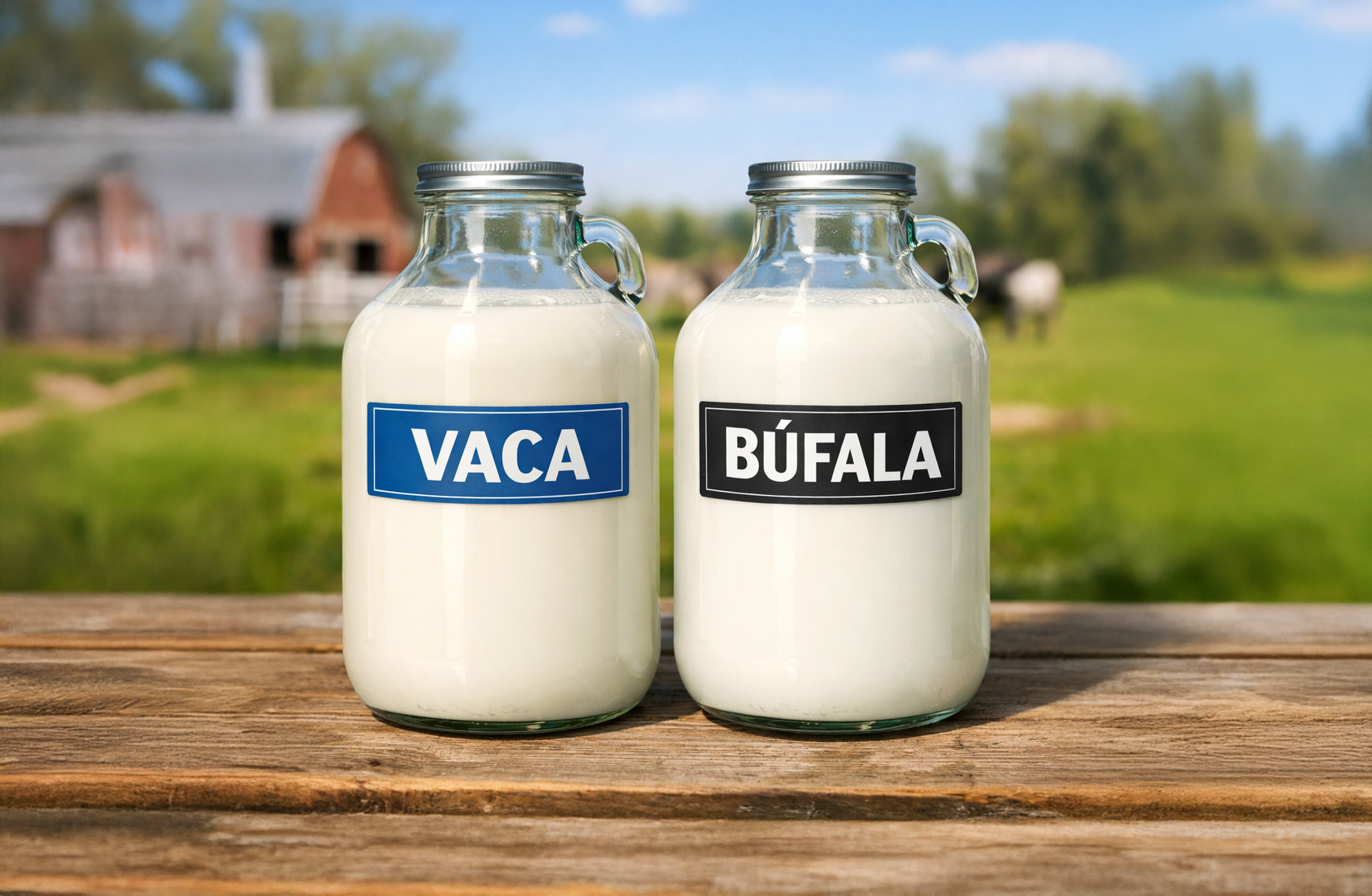 Leite de búfala ou leite de vaca: qual a diferença na prática (nutrição, digestão e uso) 